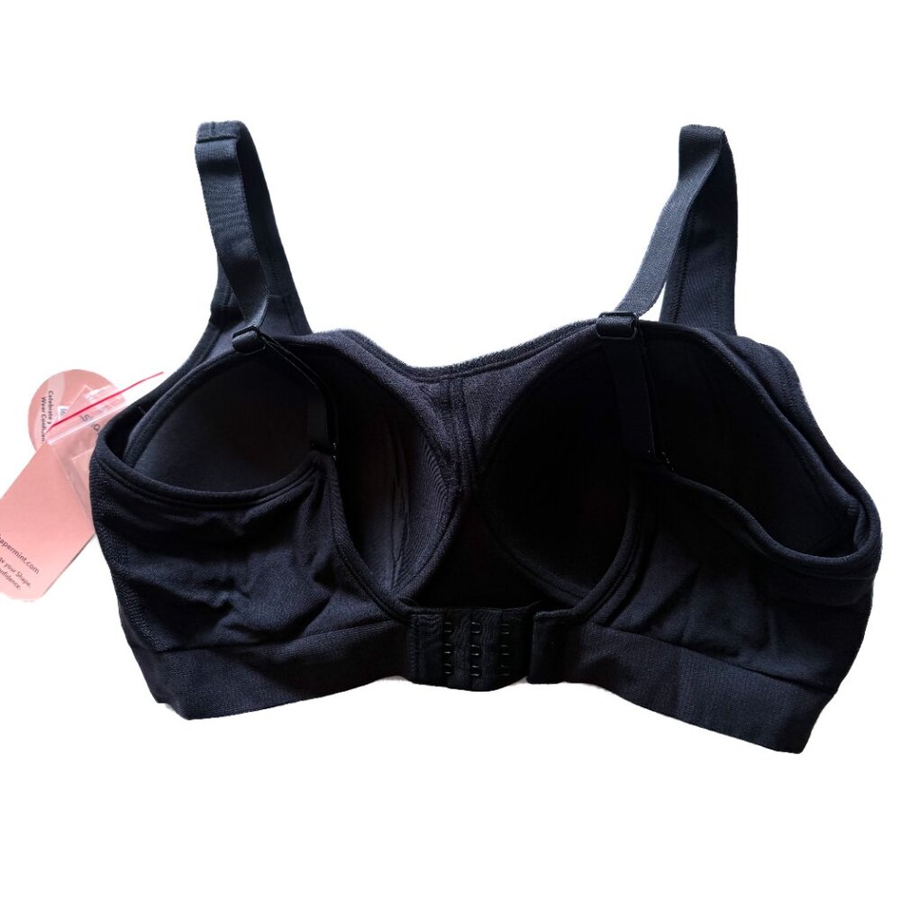 NWT Shapermint Everyday Comfort Straps Wireless Shaping Bra Black Size Medium M - Picture 6 of 8